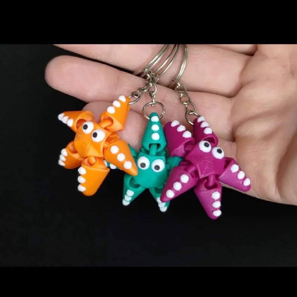 Colorful Octopus Keychain Set for Kids - Picture 2 of 2